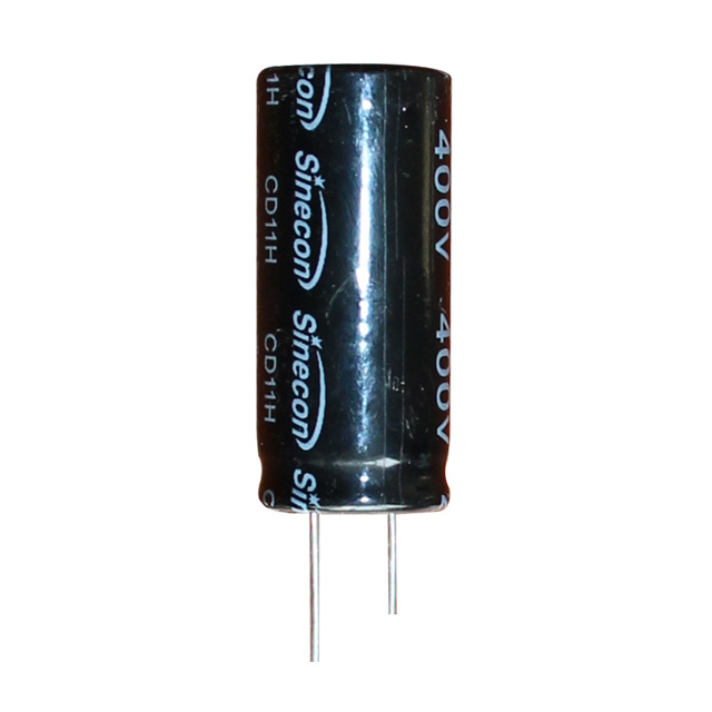 CD11H Ultra-alta tensão de vida longa de vida radial Capacitor eletrolítico