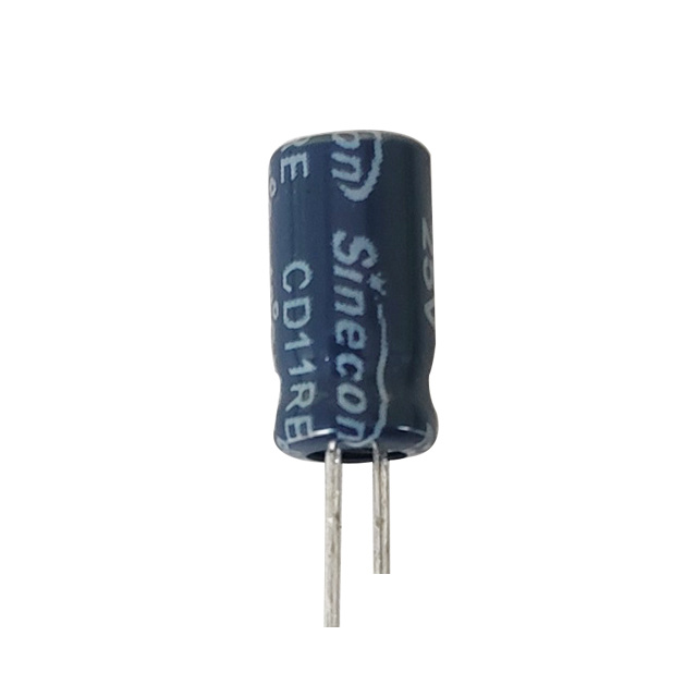 CD11re/CD11LE de médio e tamanho pequeno Ripple de baixa resistência ao capacitor eletrolítico de alumínio radial de baixa tensão de baixa tensão
