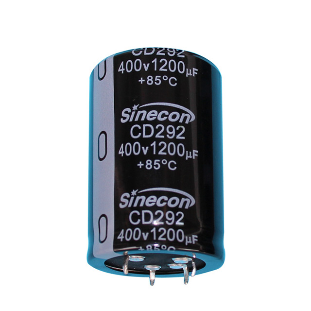 CD292 Capacitor eletrolítico de alumínio de solda de 4 pinos de 4 pinos CD292 Capacitor eletrolítico de alumínio de solda de 4 pinos de 4 pinos
