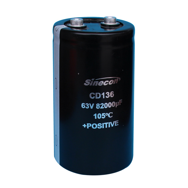 CD136 Alta tensão e alta temperatura resistente ao capacitor eletrolítico de alumínio CD136 Alta tensão e alta temperatura resistente ao capacitor eletrolítico de alumínio